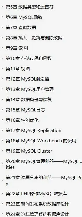 数据库管理|数据备份|mysql导出数据库表及常用命令详解