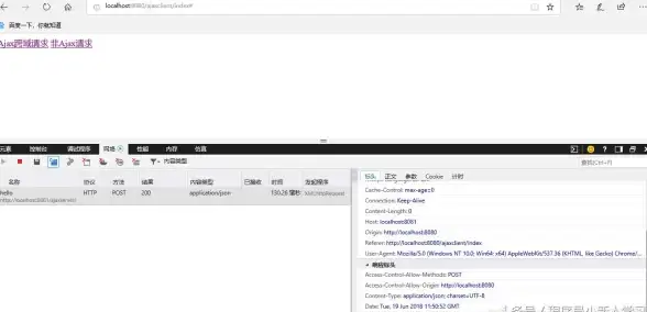 跨域请求 前端开发 ajax解决跨域问题的常用方法与实践