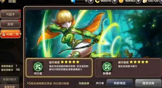 角色解析🔥龙之谷2影舞者与风行者职业深度对比详解