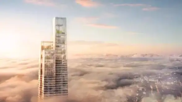 建筑设计◆自然融合◆艺术美学丨城市天际线惊艳入画，建筑与自然的完美邂逅